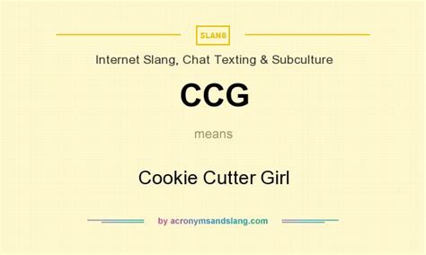 cookie cutter slang